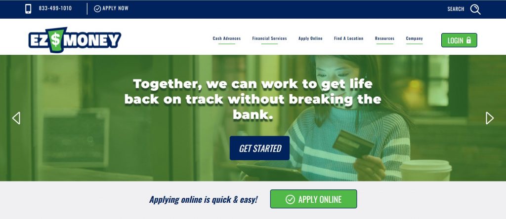 EZ Money Check Cashing Loans